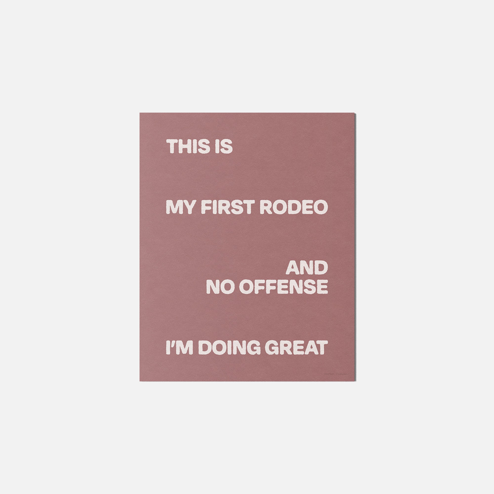 RODEO PRINT