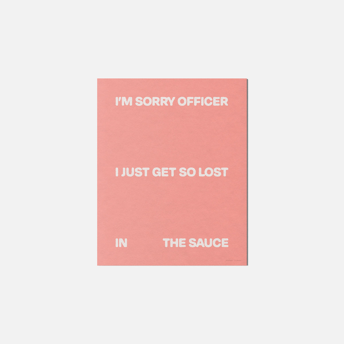 SAUCE PRINT