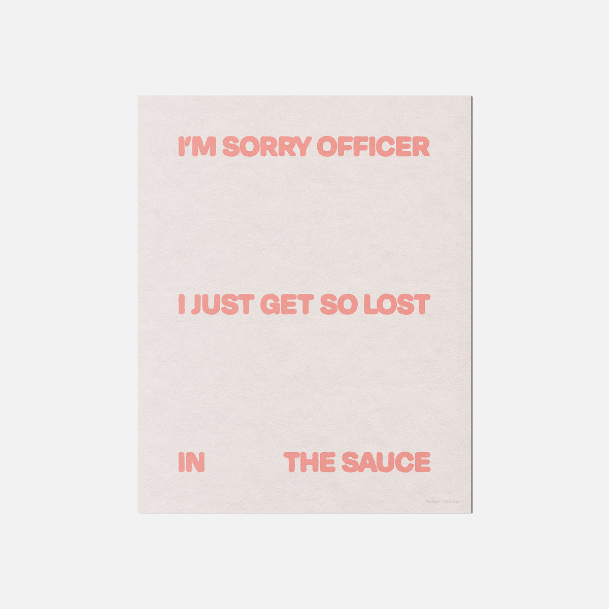 SAUCE PRINT