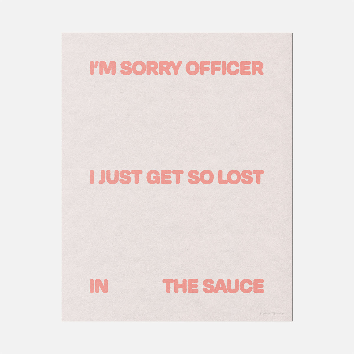 SAUCE PRINT