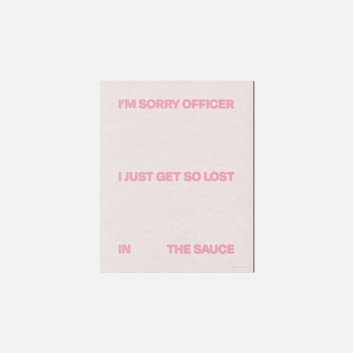SAUCE PRINT