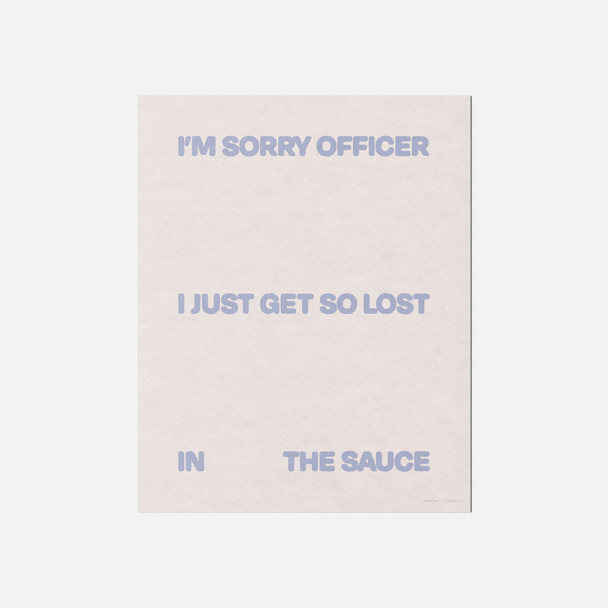 SAUCE PRINT
