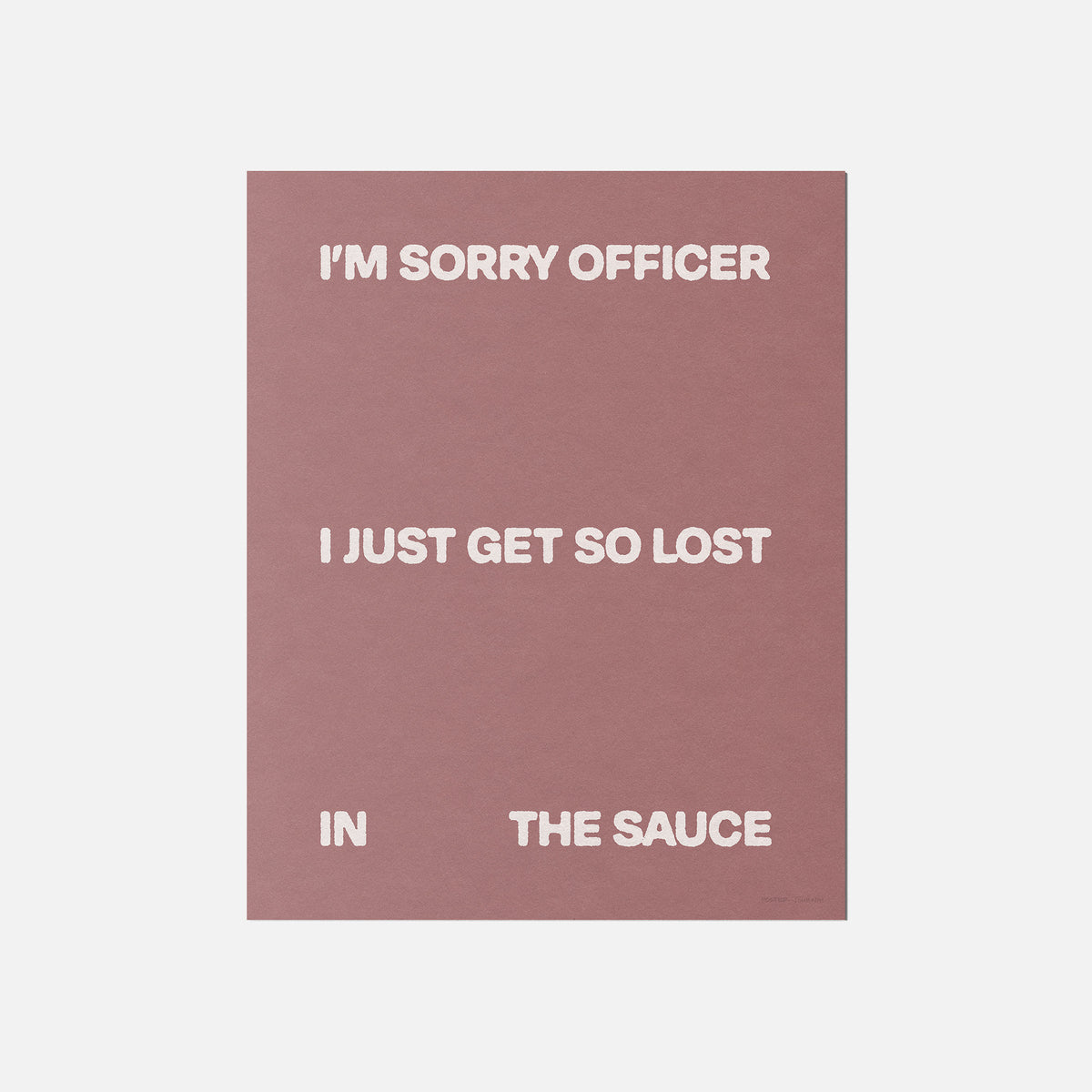 SAUCE PRINT