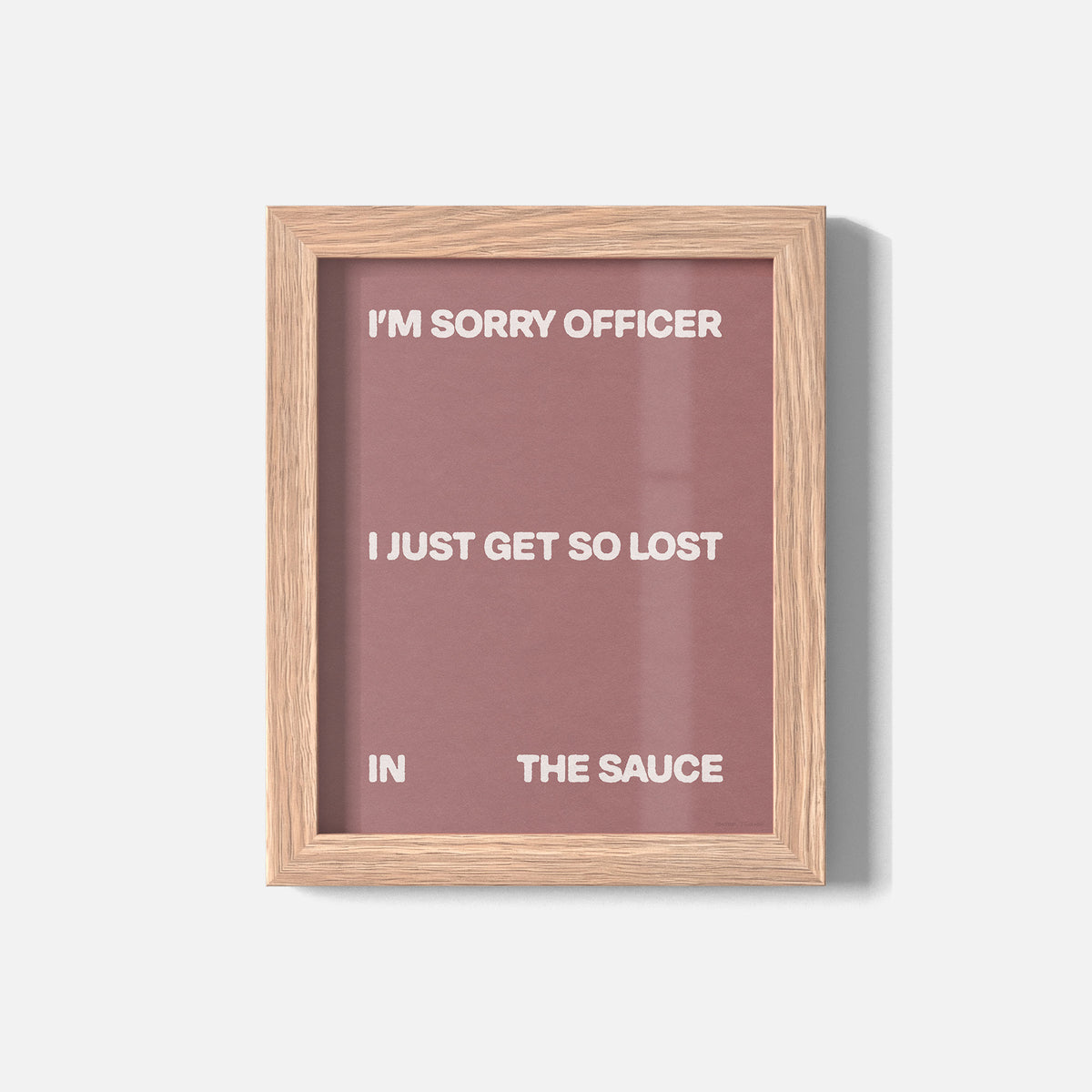 SAUCE PRINT