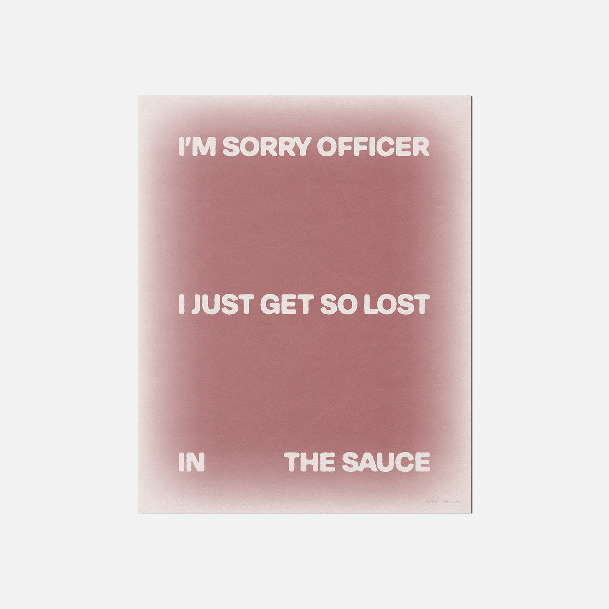 SAUCE PRINT