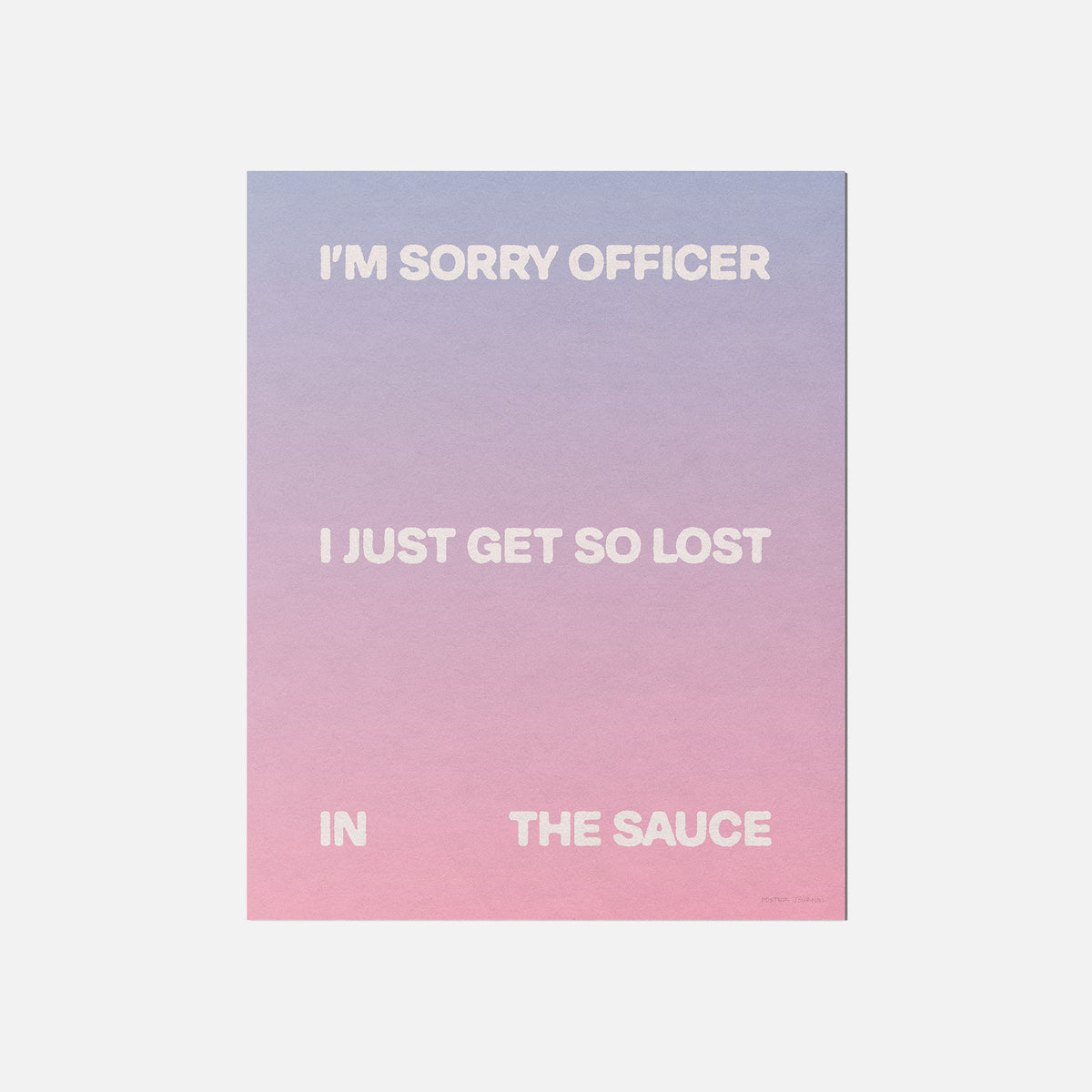 SAUCE PRINT