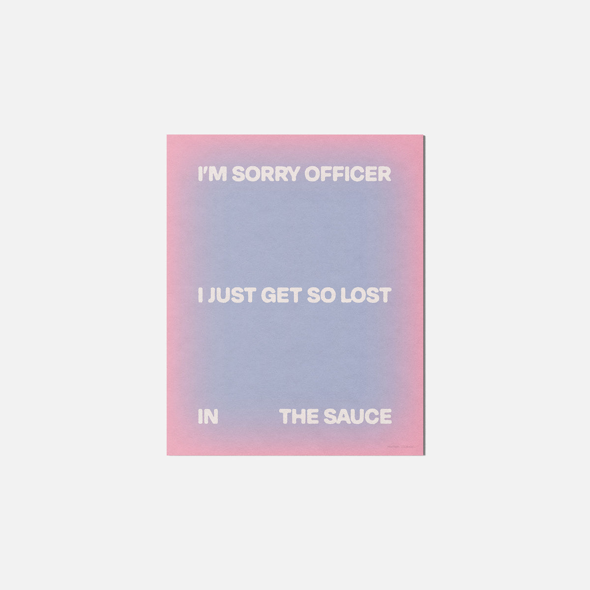 SAUCE PRINT