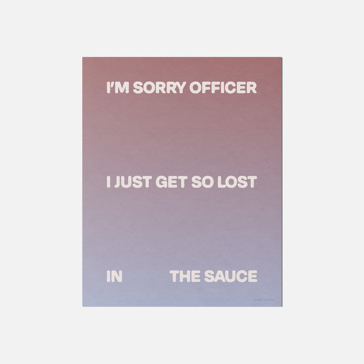 SAUCE PRINT
