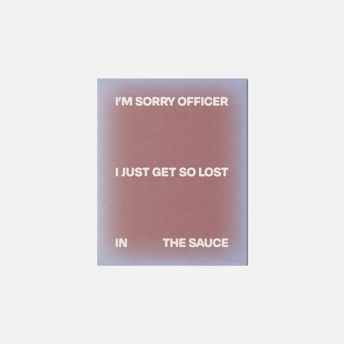 SAUCE PRINT