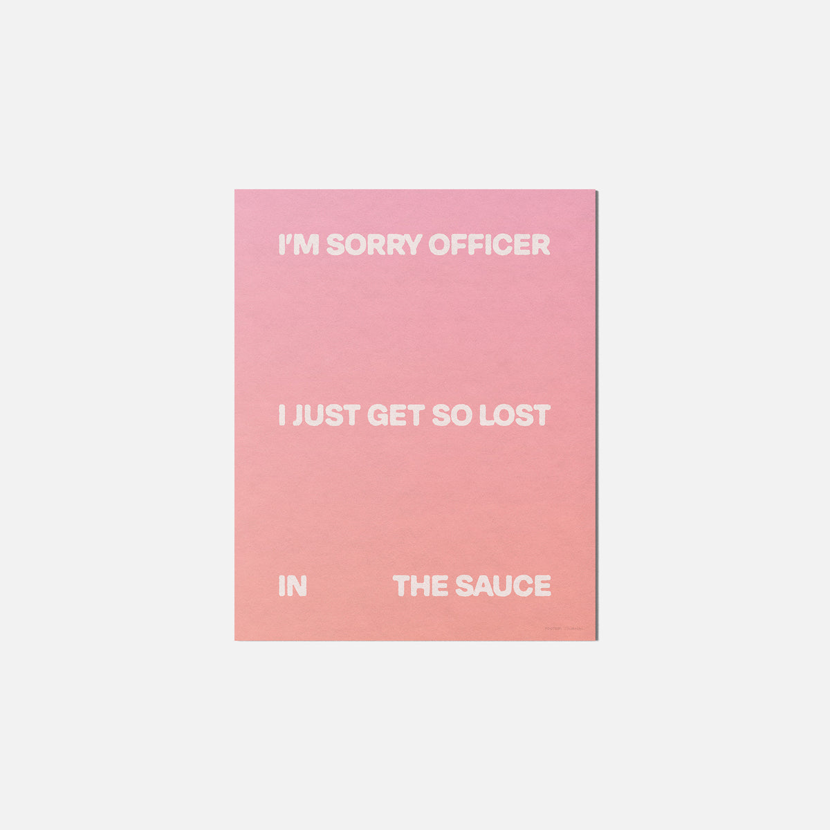 SAUCE PRINT