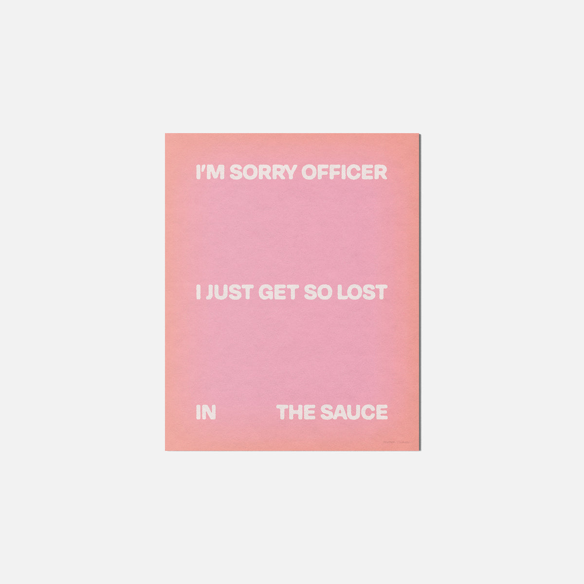 SAUCE PRINT