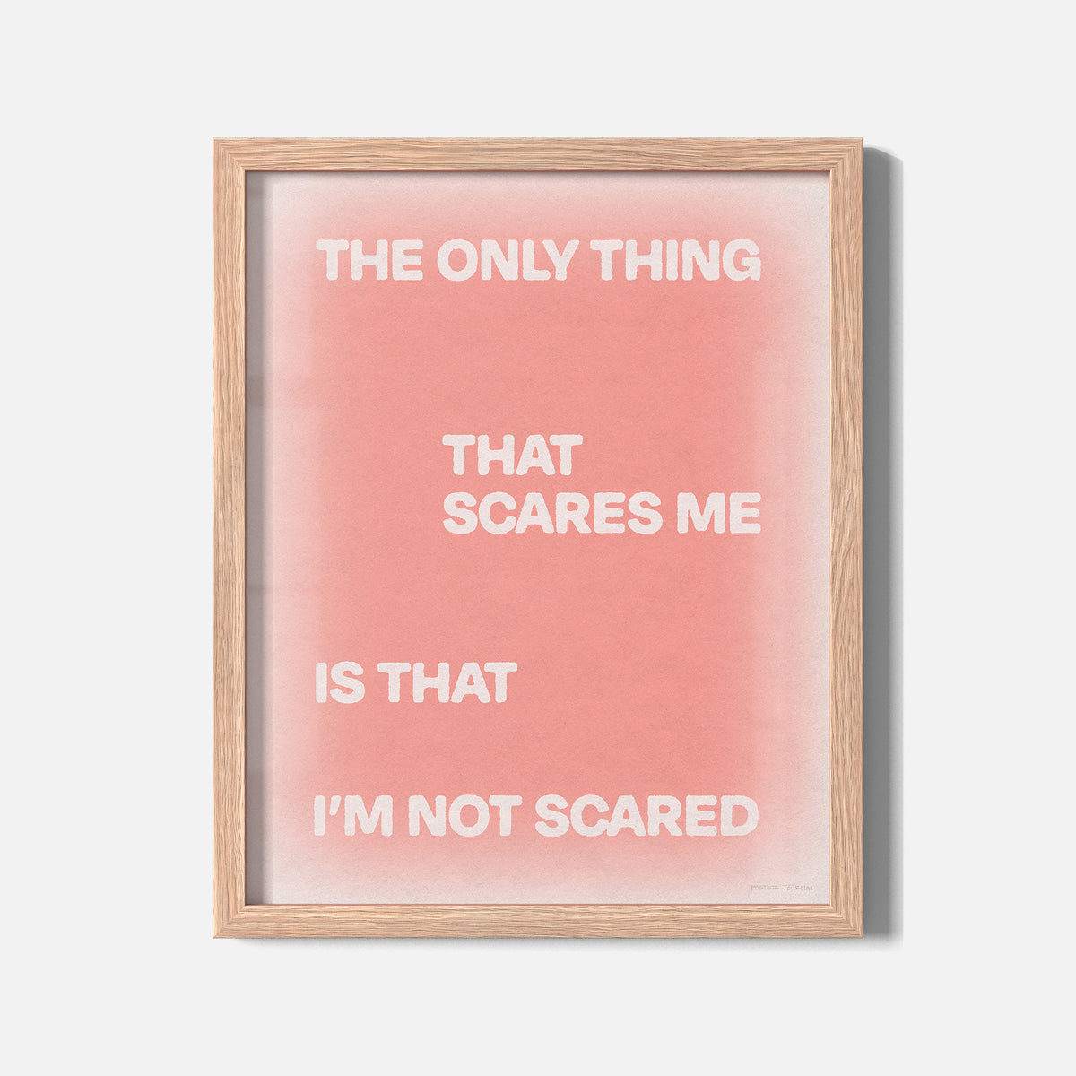SCARED PRINT