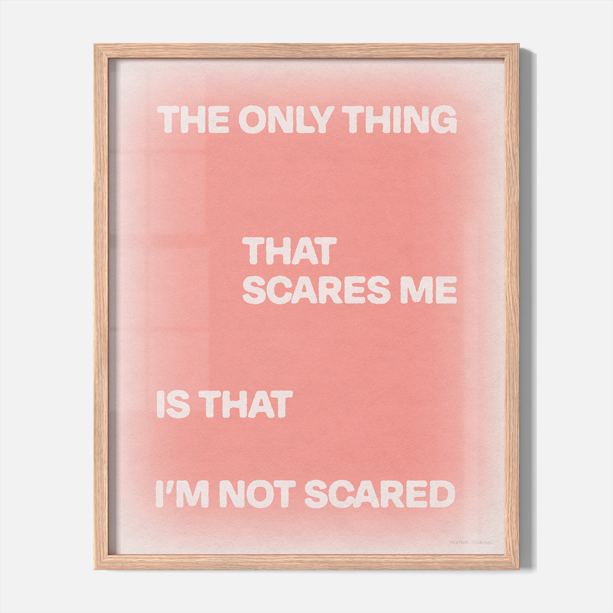 SCARED PRINT