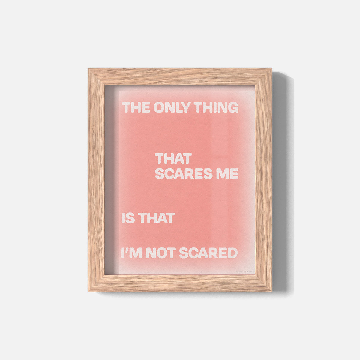 SCARED PRINT
