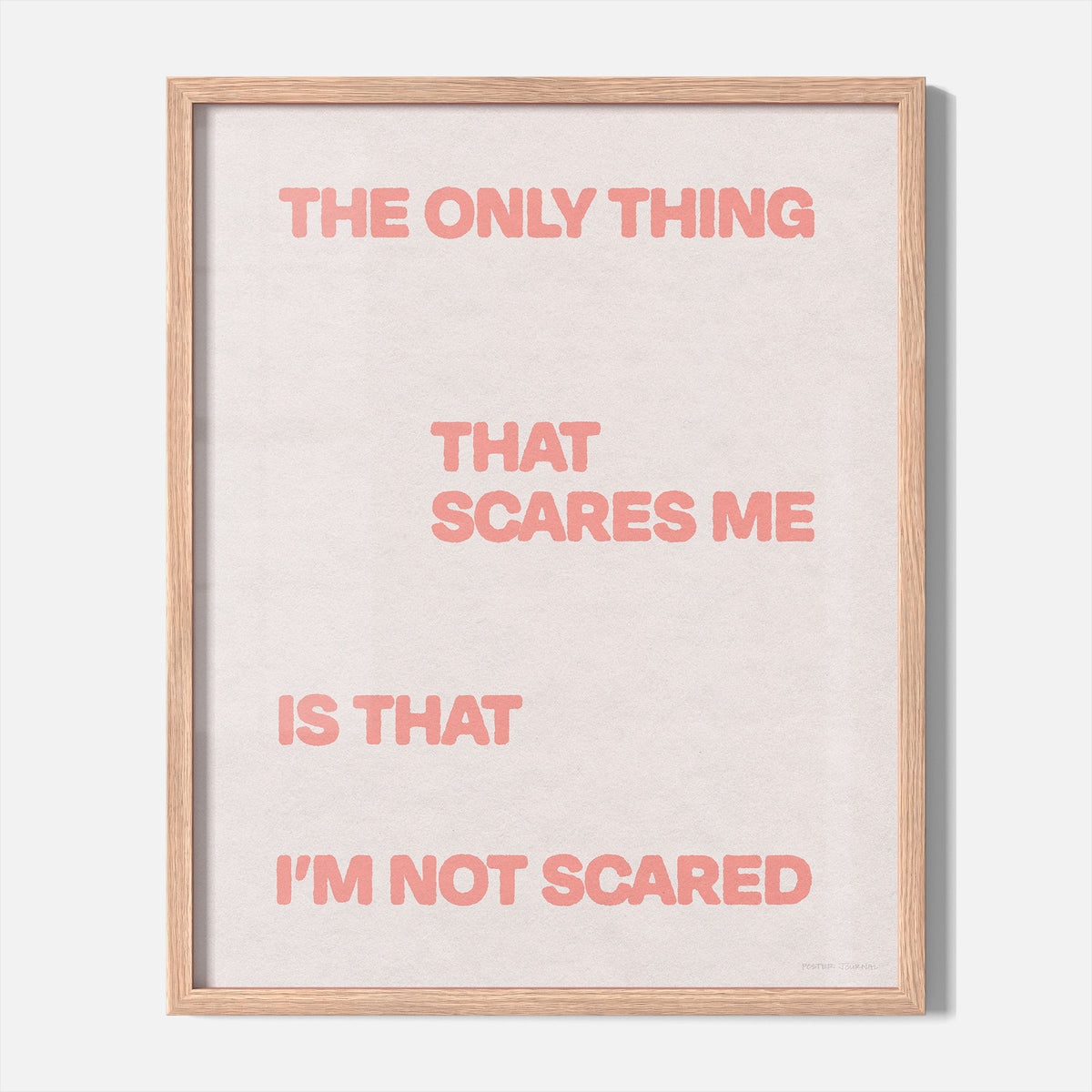 SCARED PRINT