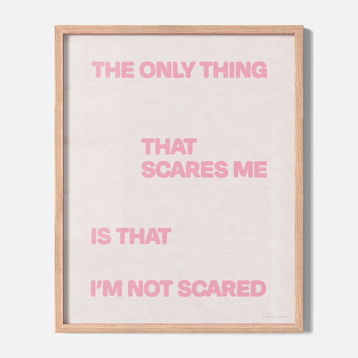 SCARED PRINT
