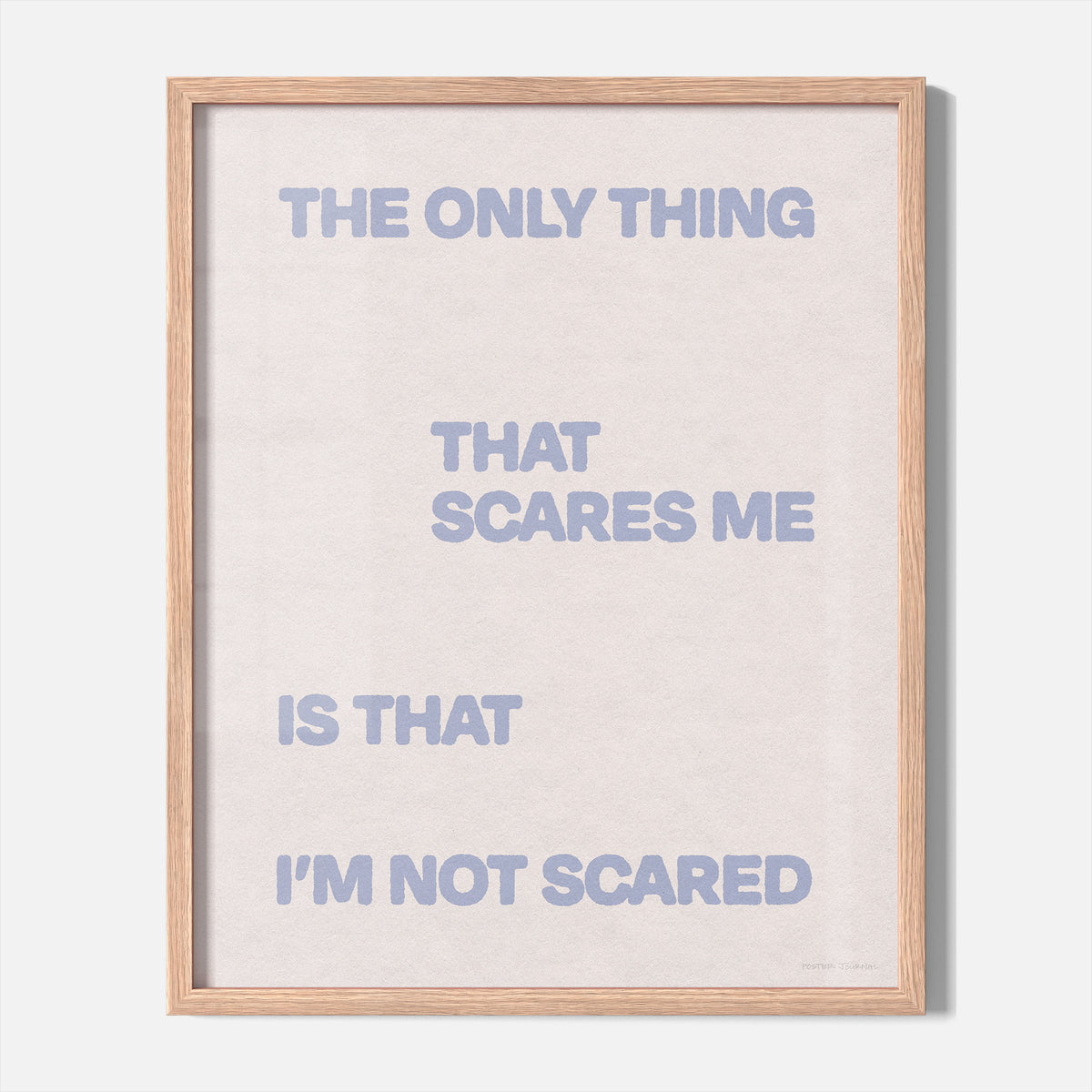 SCARED PRINT