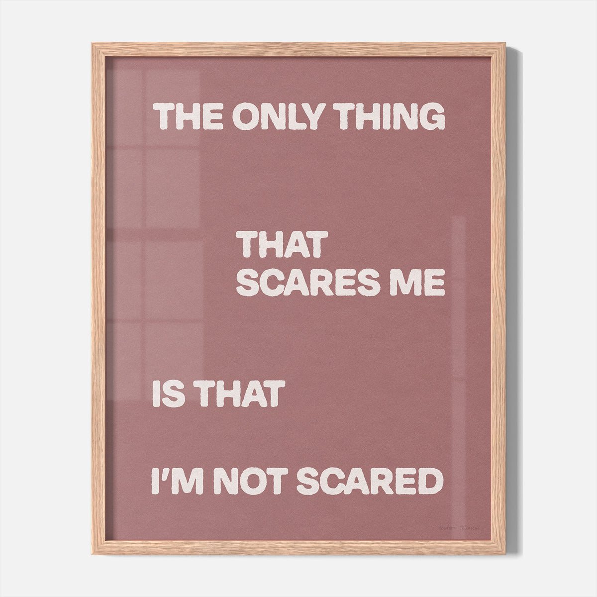 SCARED PRINT