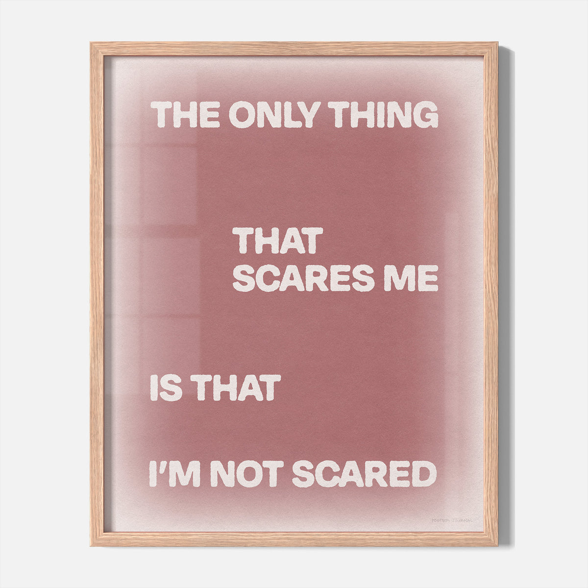 SCARED PRINT
