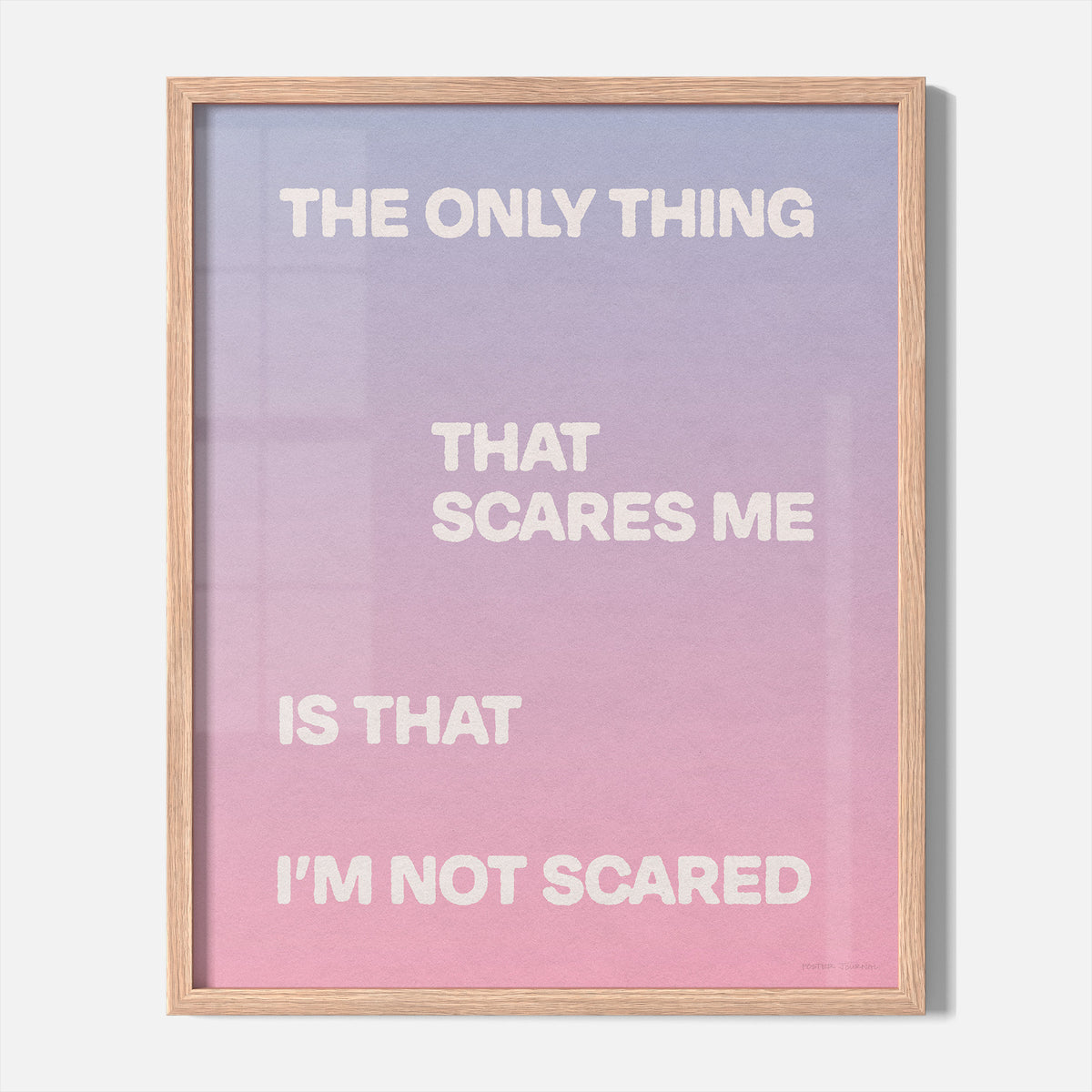 SCARED PRINT