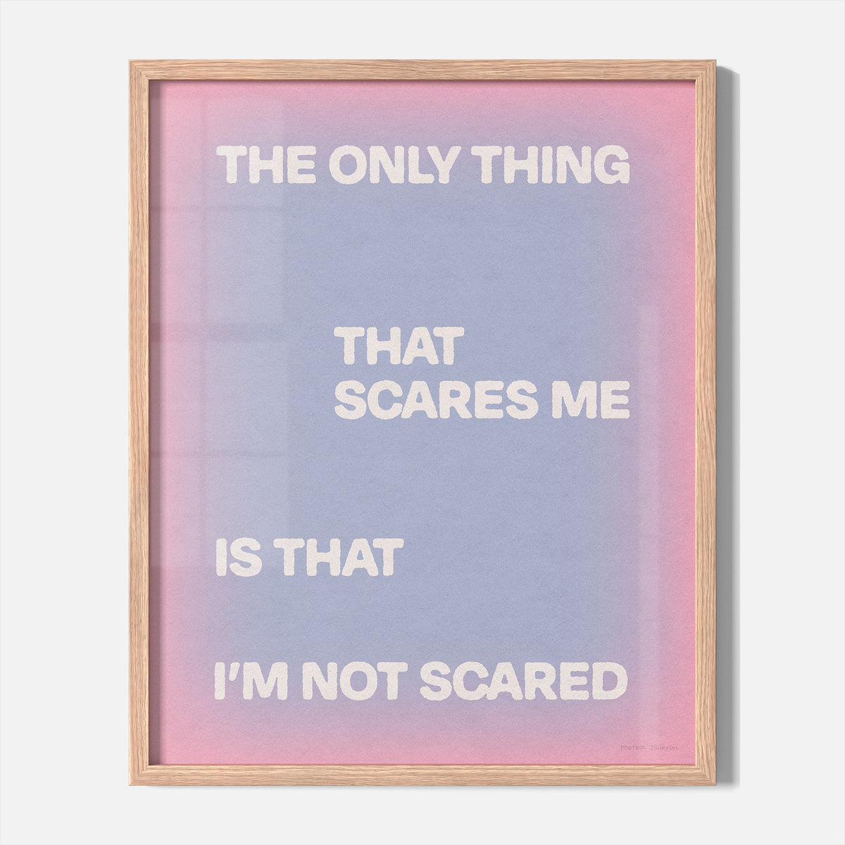 SCARED PRINT