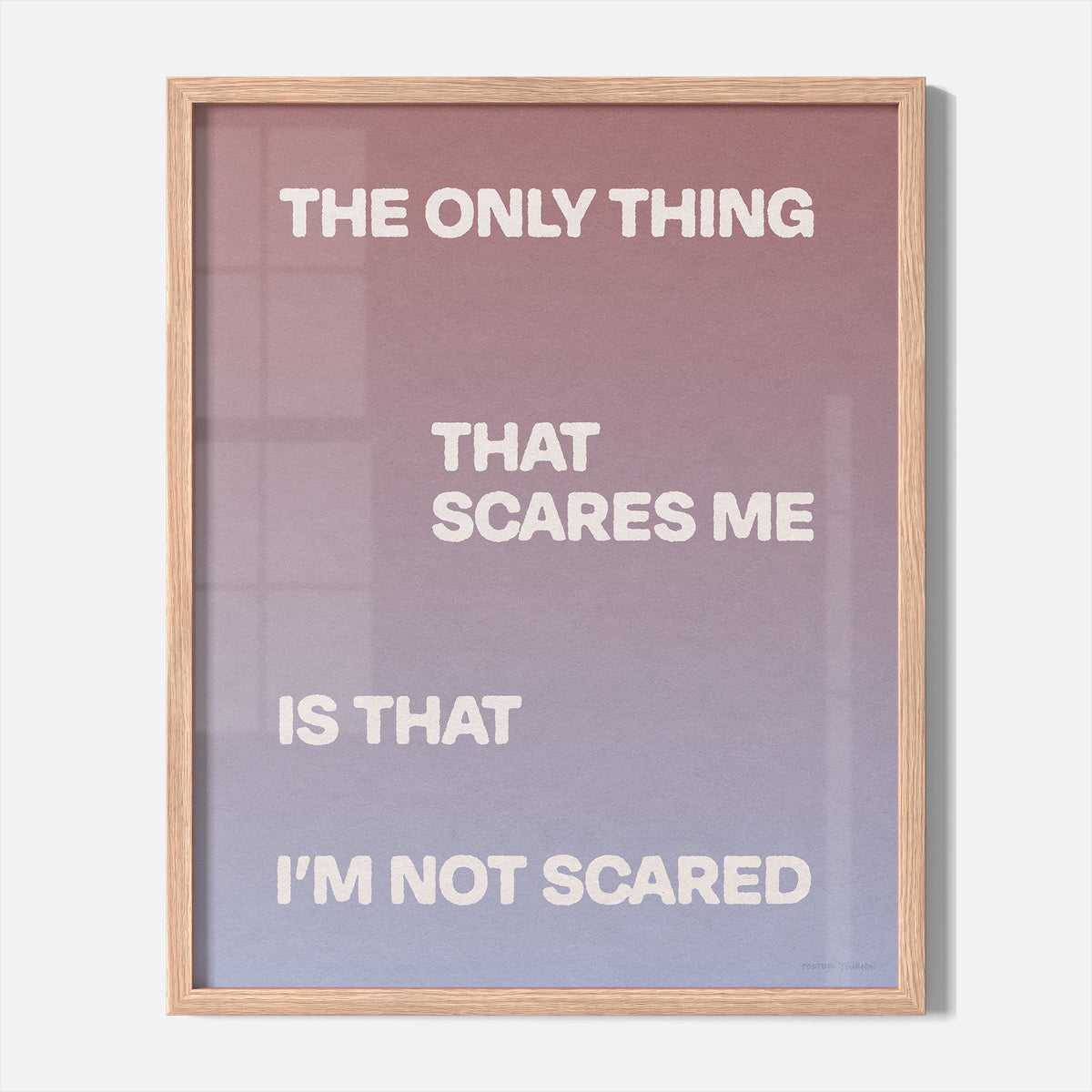 SCARED PRINT