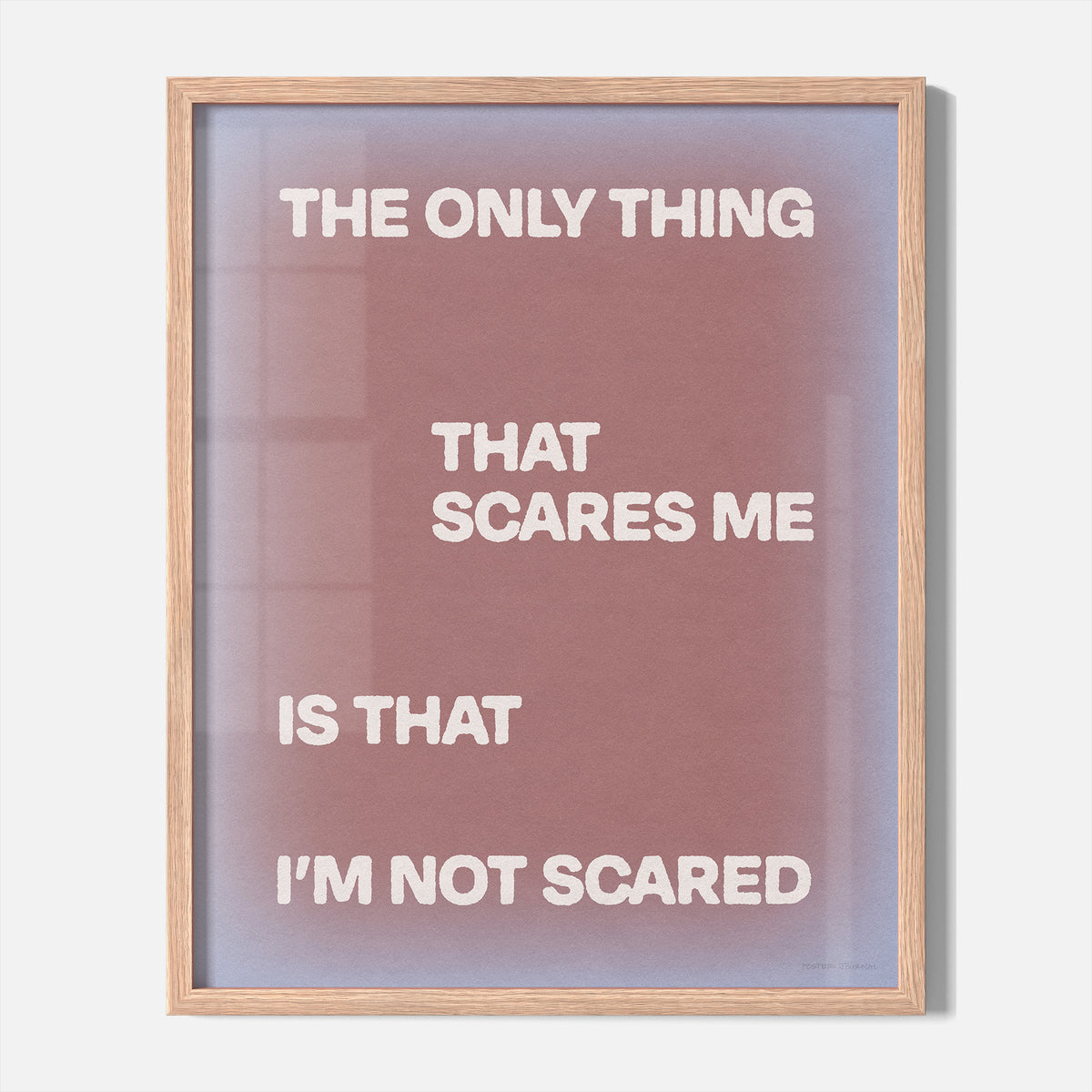 SCARED PRINT