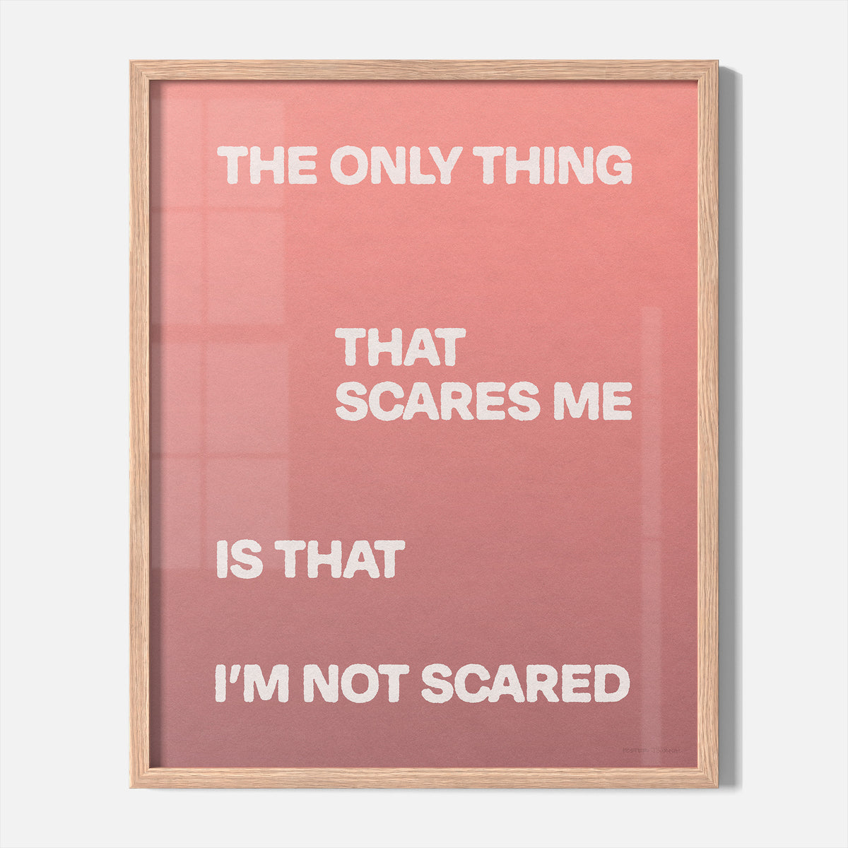 SCARED PRINT