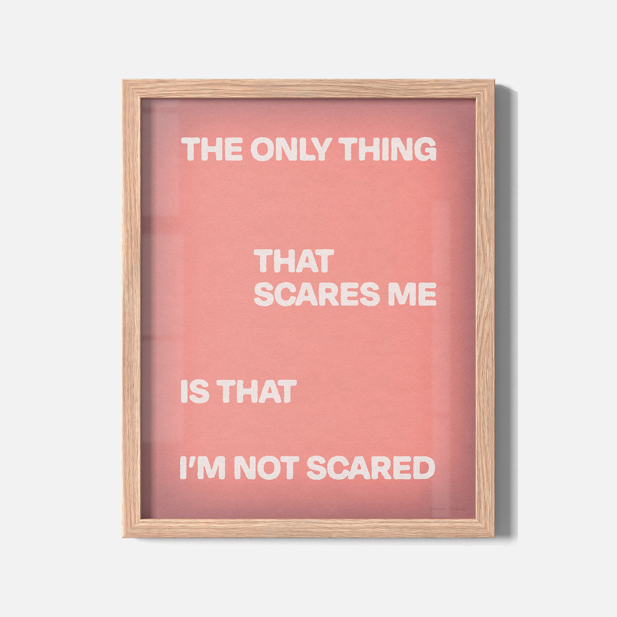 SCARED PRINT