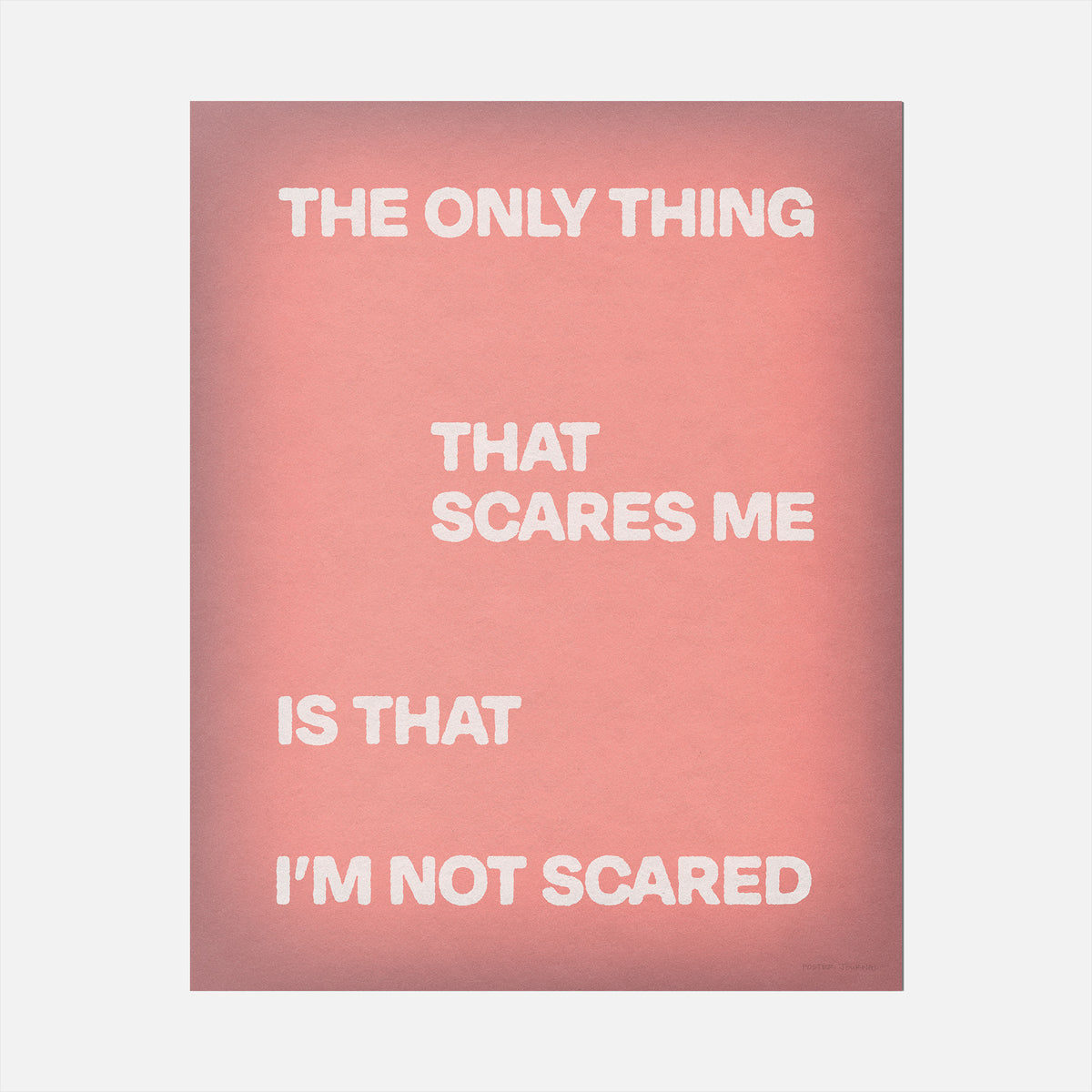 SCARED PRINT