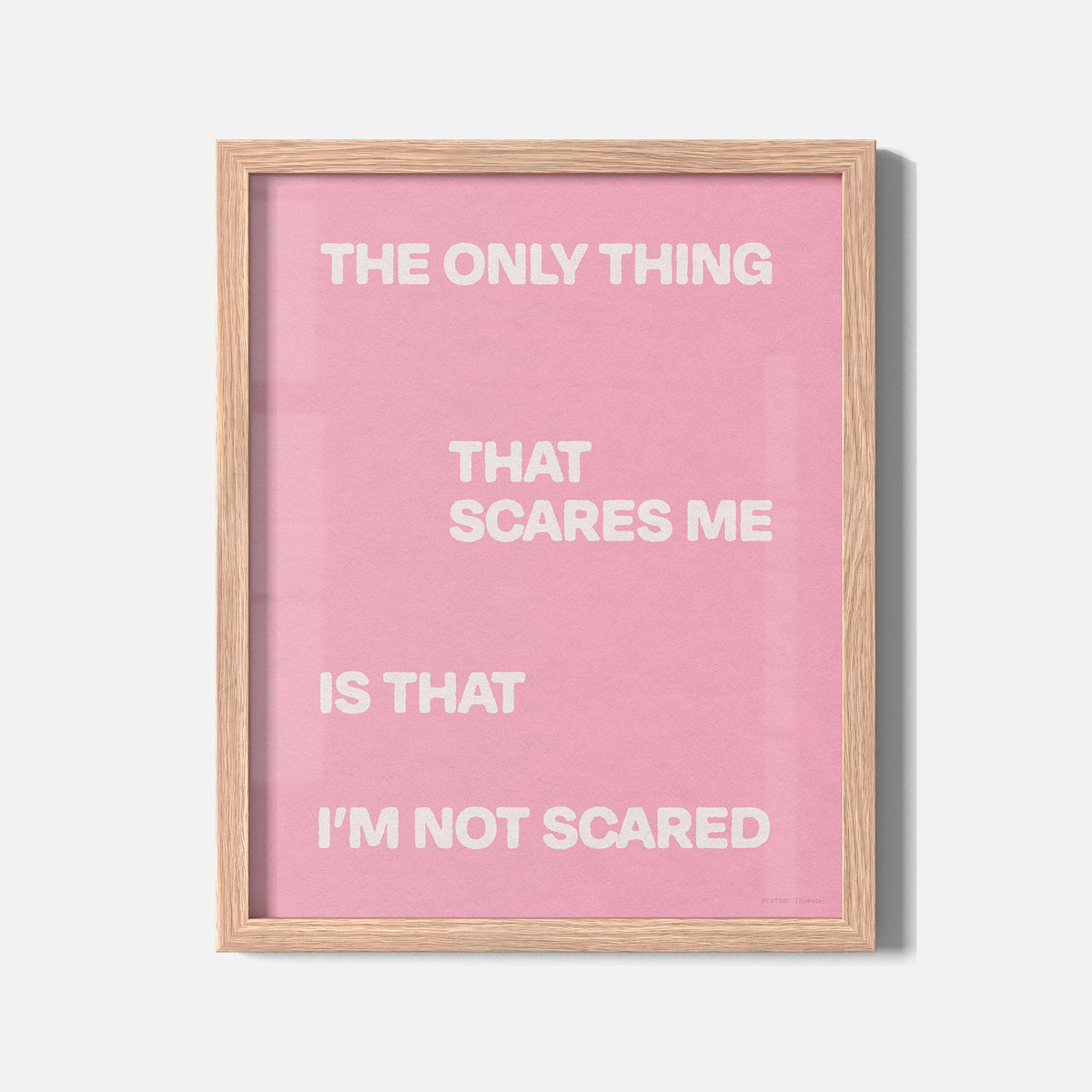 SCARED PRINT