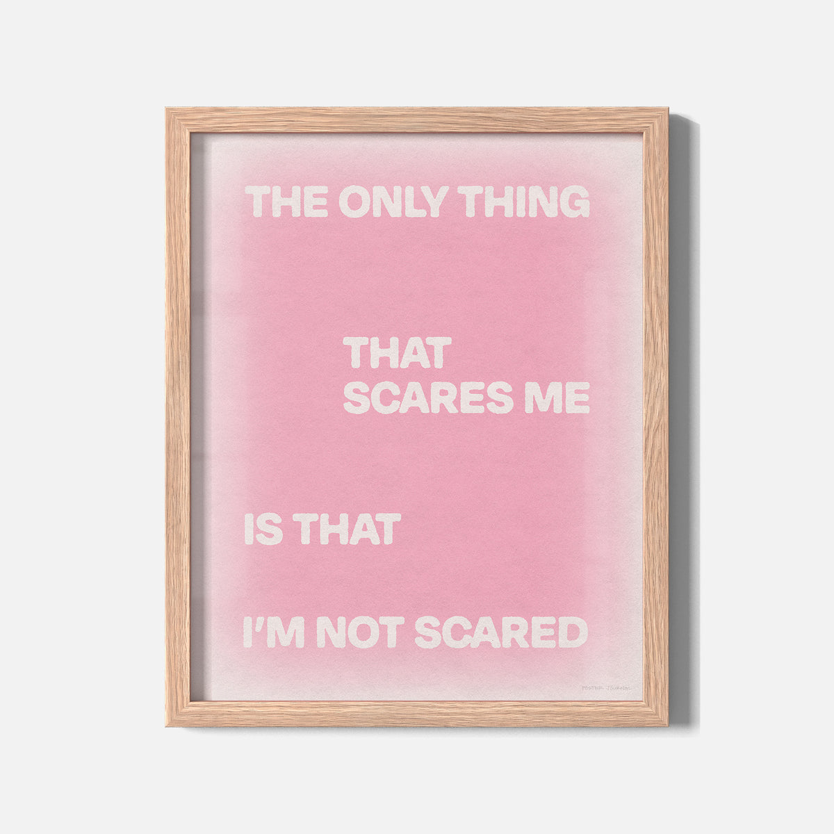 SCARED PRINT