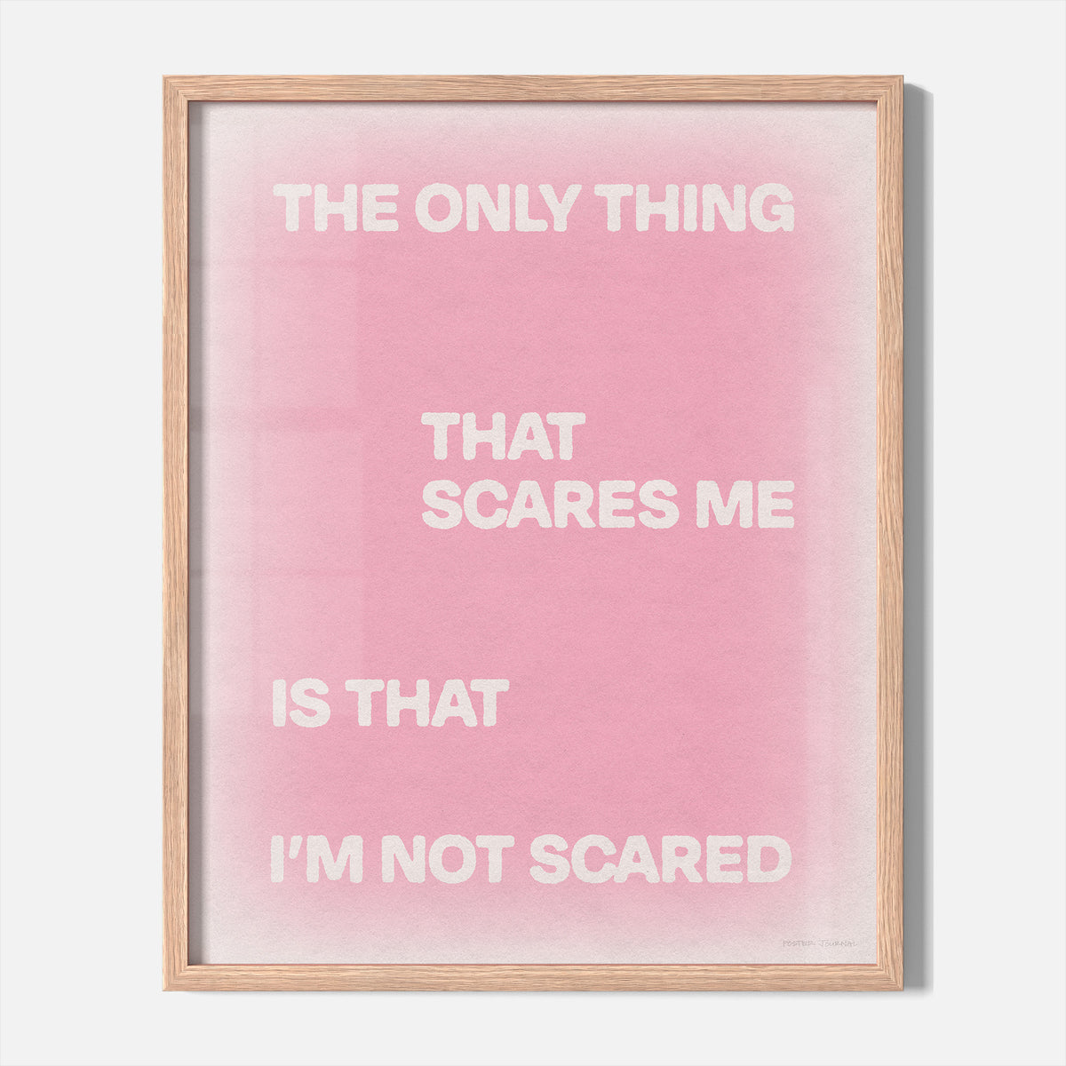 SCARED PRINT