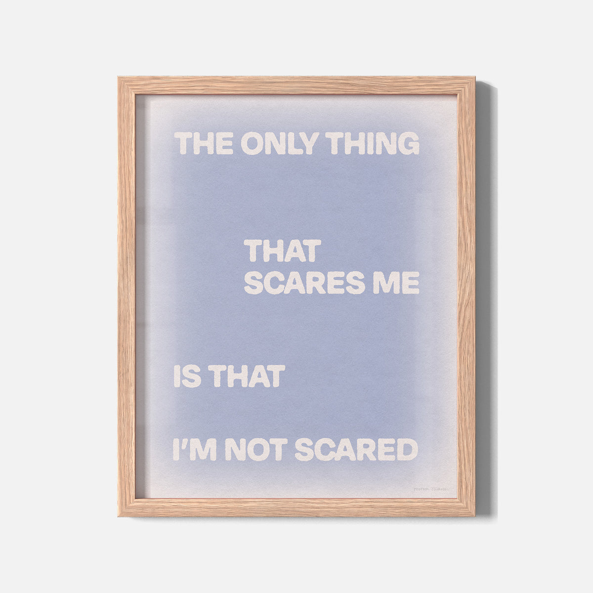 SCARED PRINT