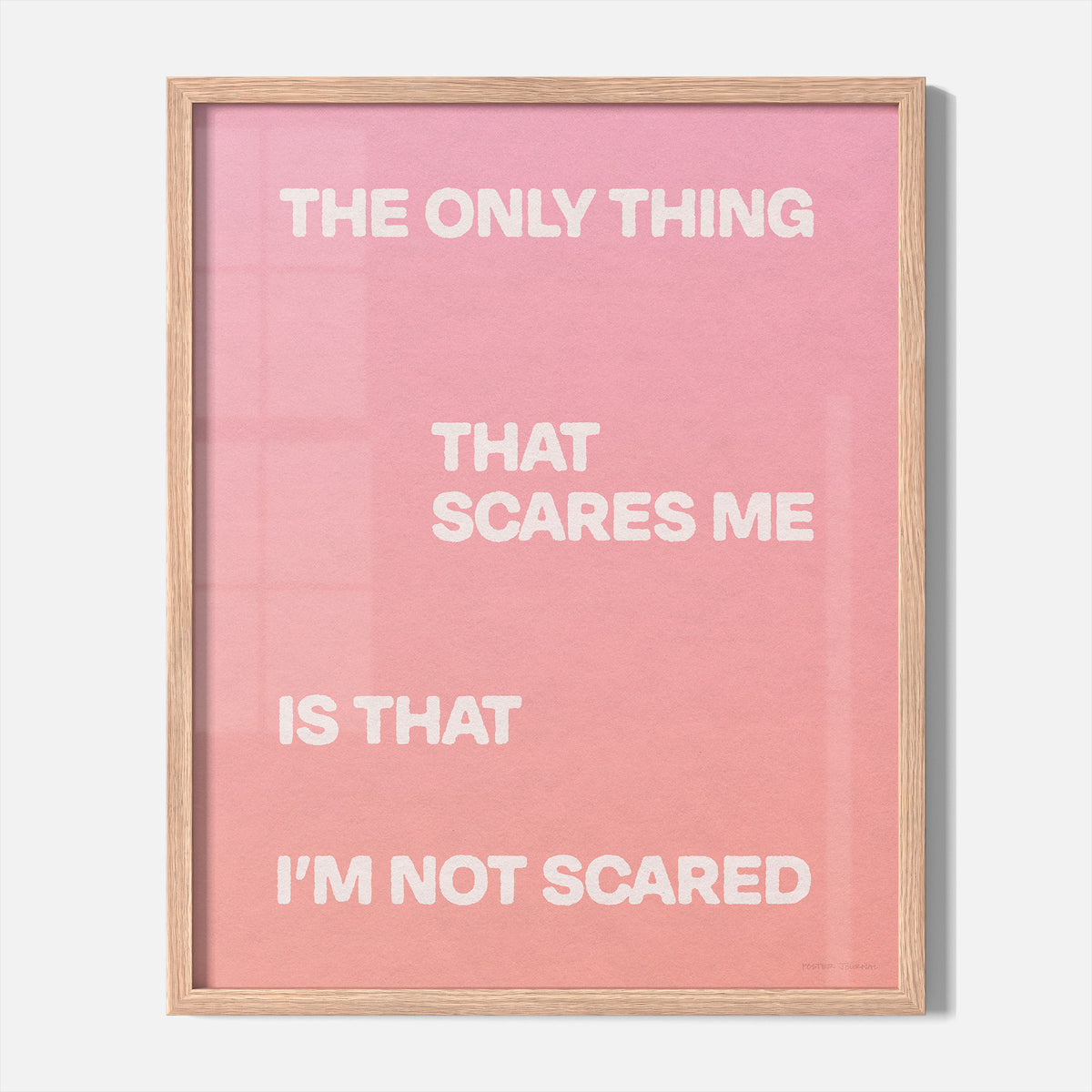 SCARED PRINT