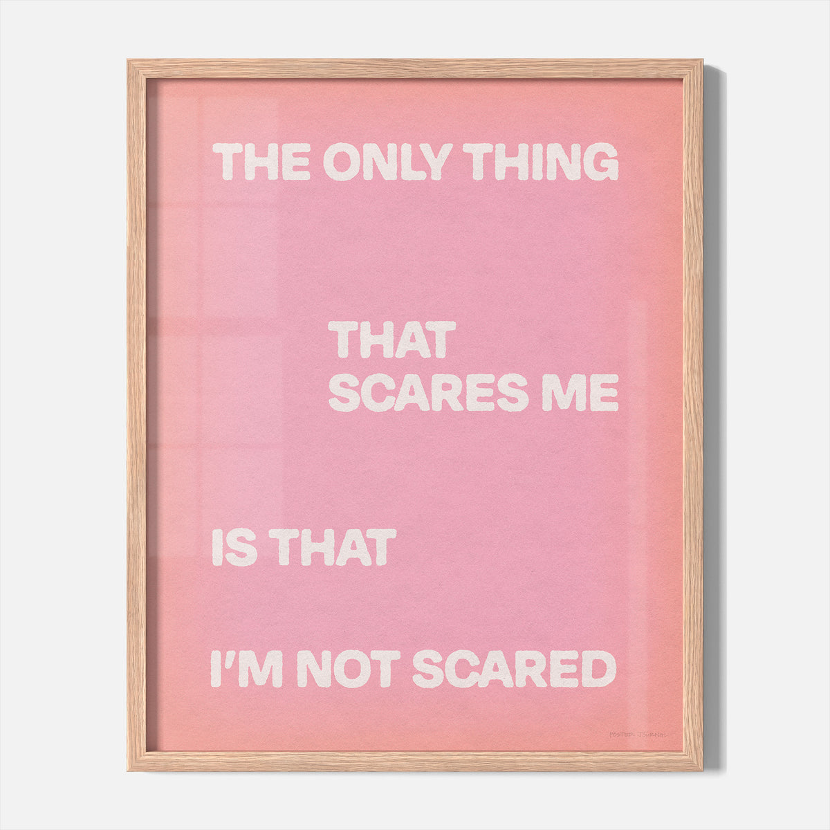 SCARED PRINT