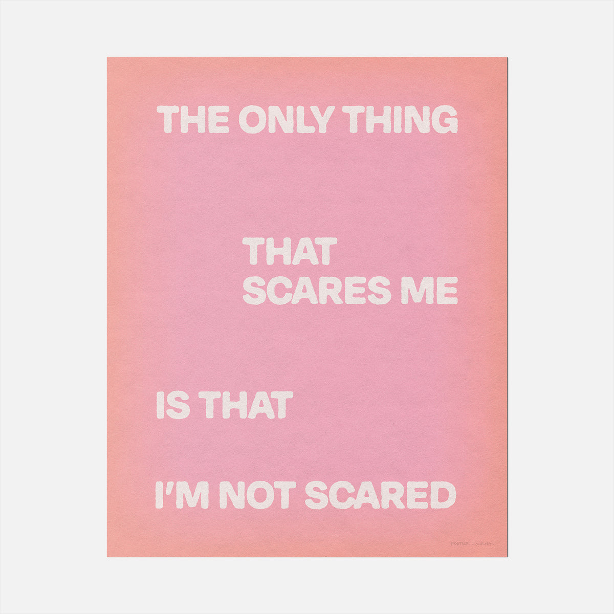 SCARED PRINT