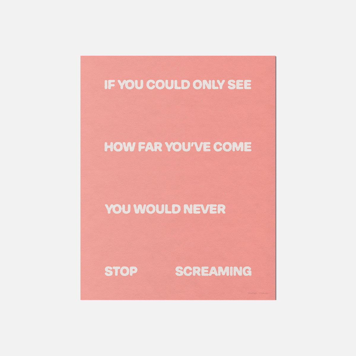 SCREAMING PRINT