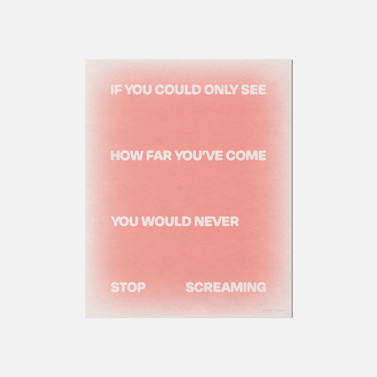 SCREAMING PRINT