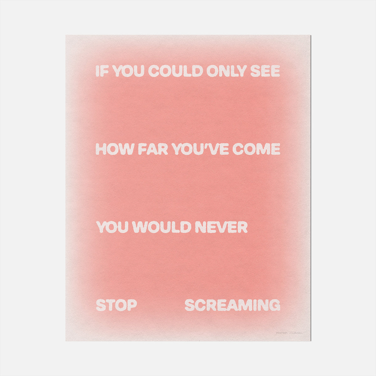 SCREAMING PRINT