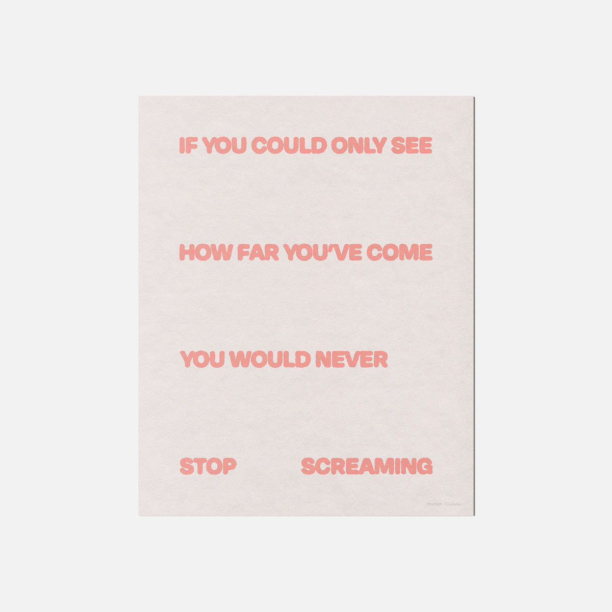 SCREAMING PRINT