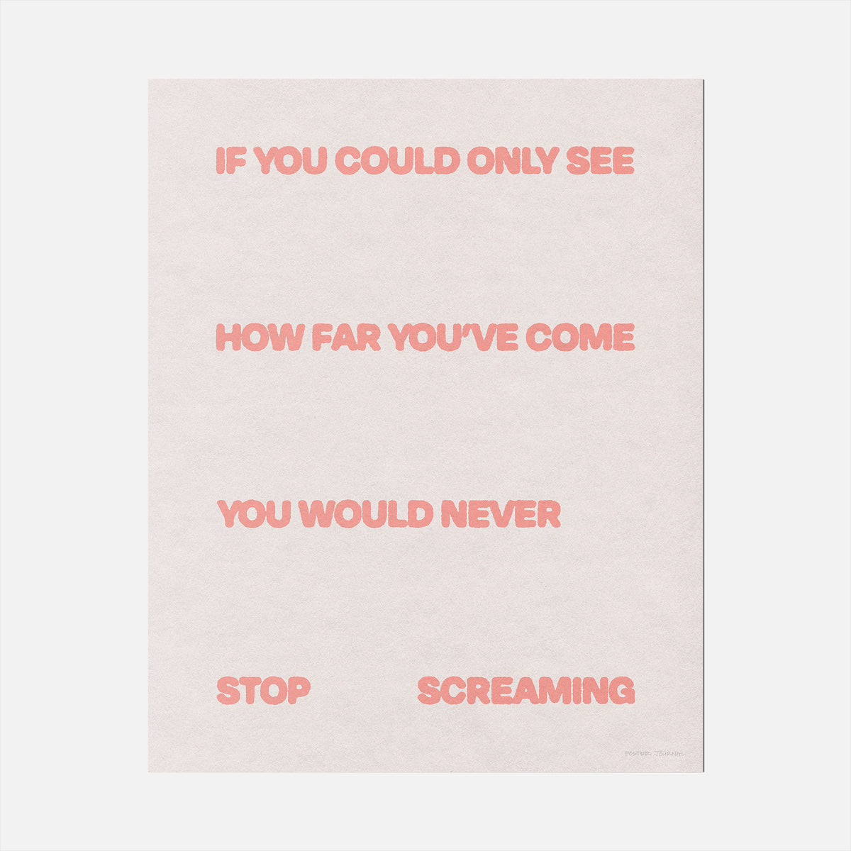SCREAMING PRINT