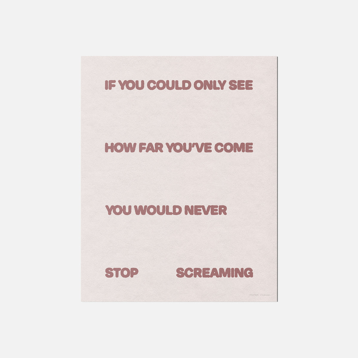 SCREAMING PRINT