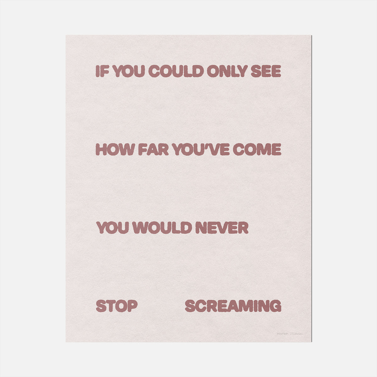 SCREAMING PRINT