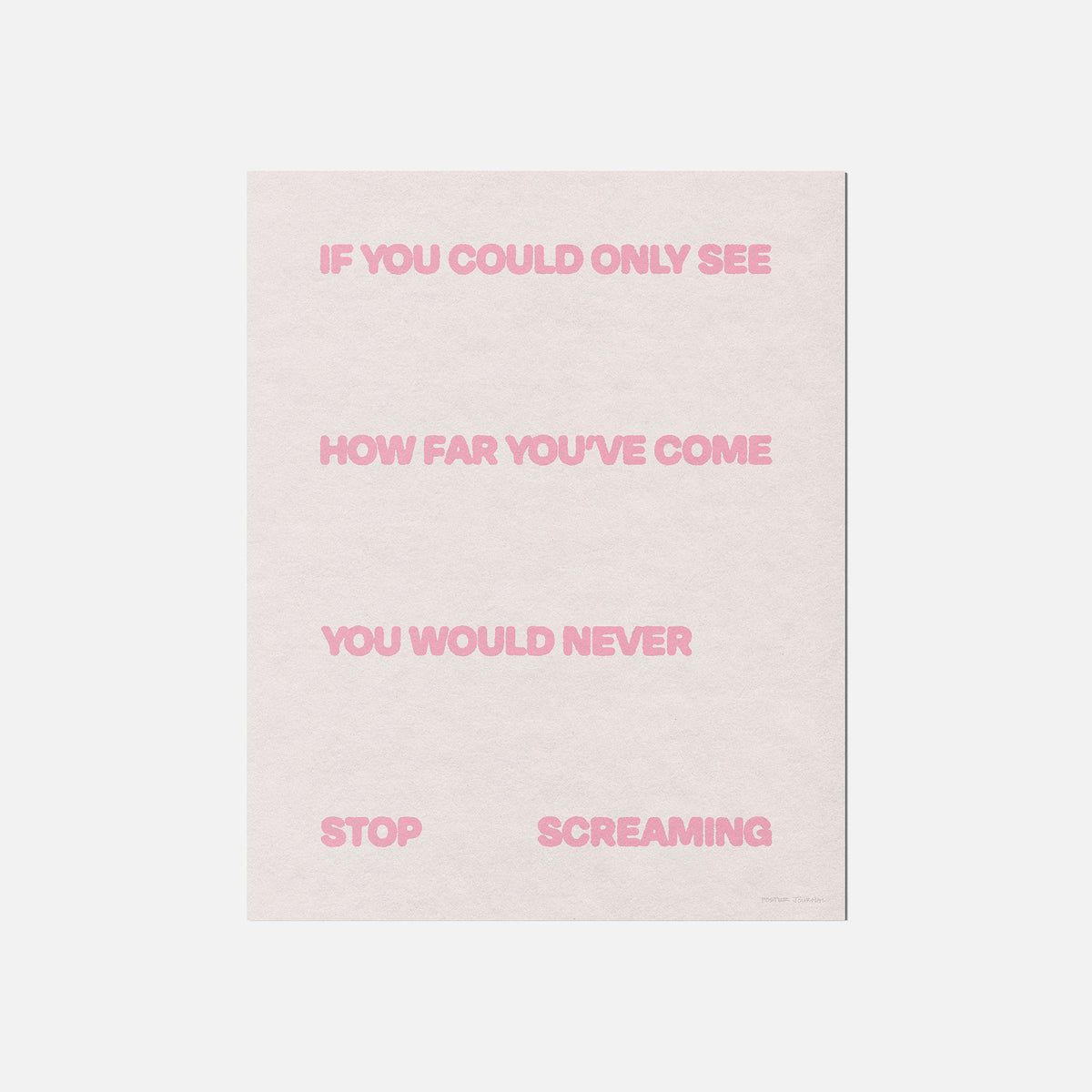 SCREAMING PRINT