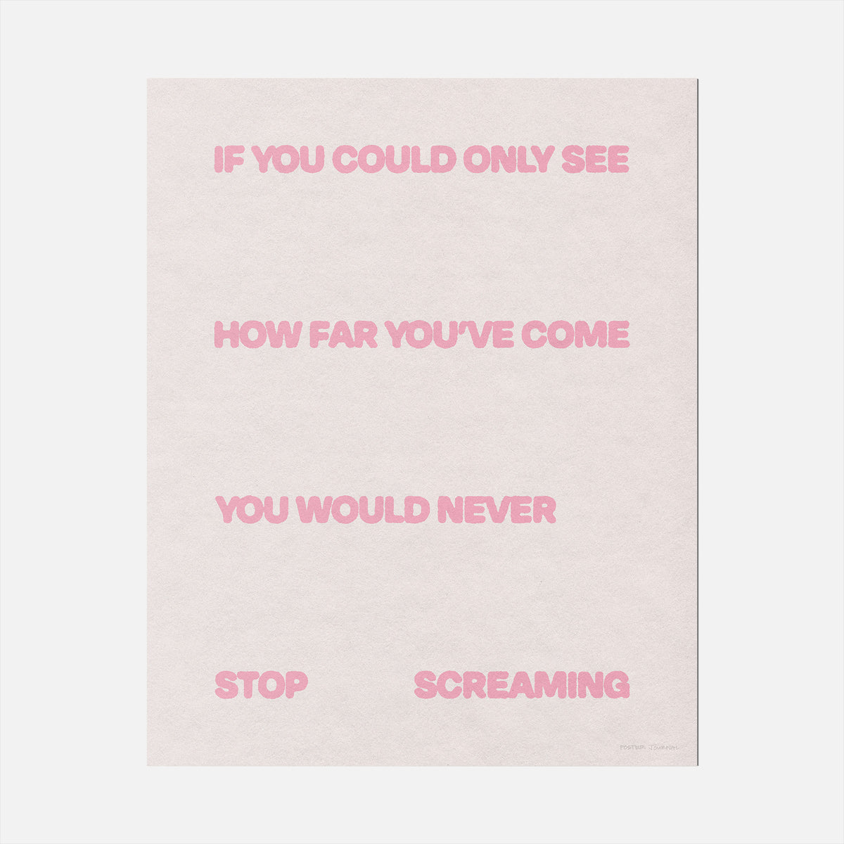 SCREAMING PRINT