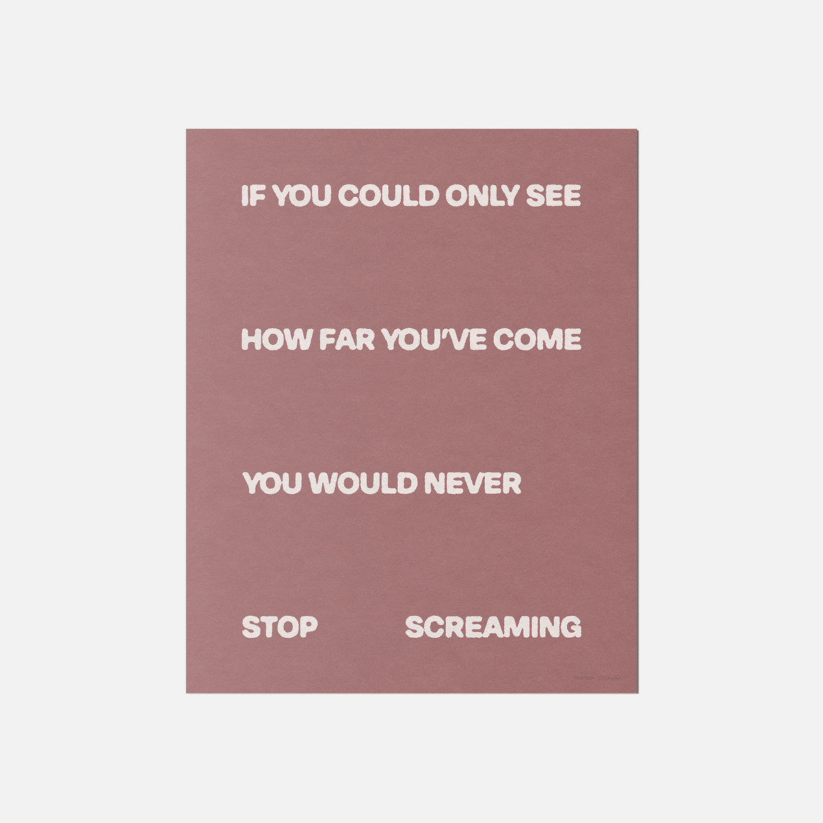 SCREAMING PRINT