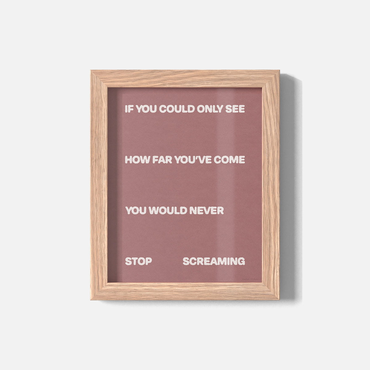 SCREAMING PRINT