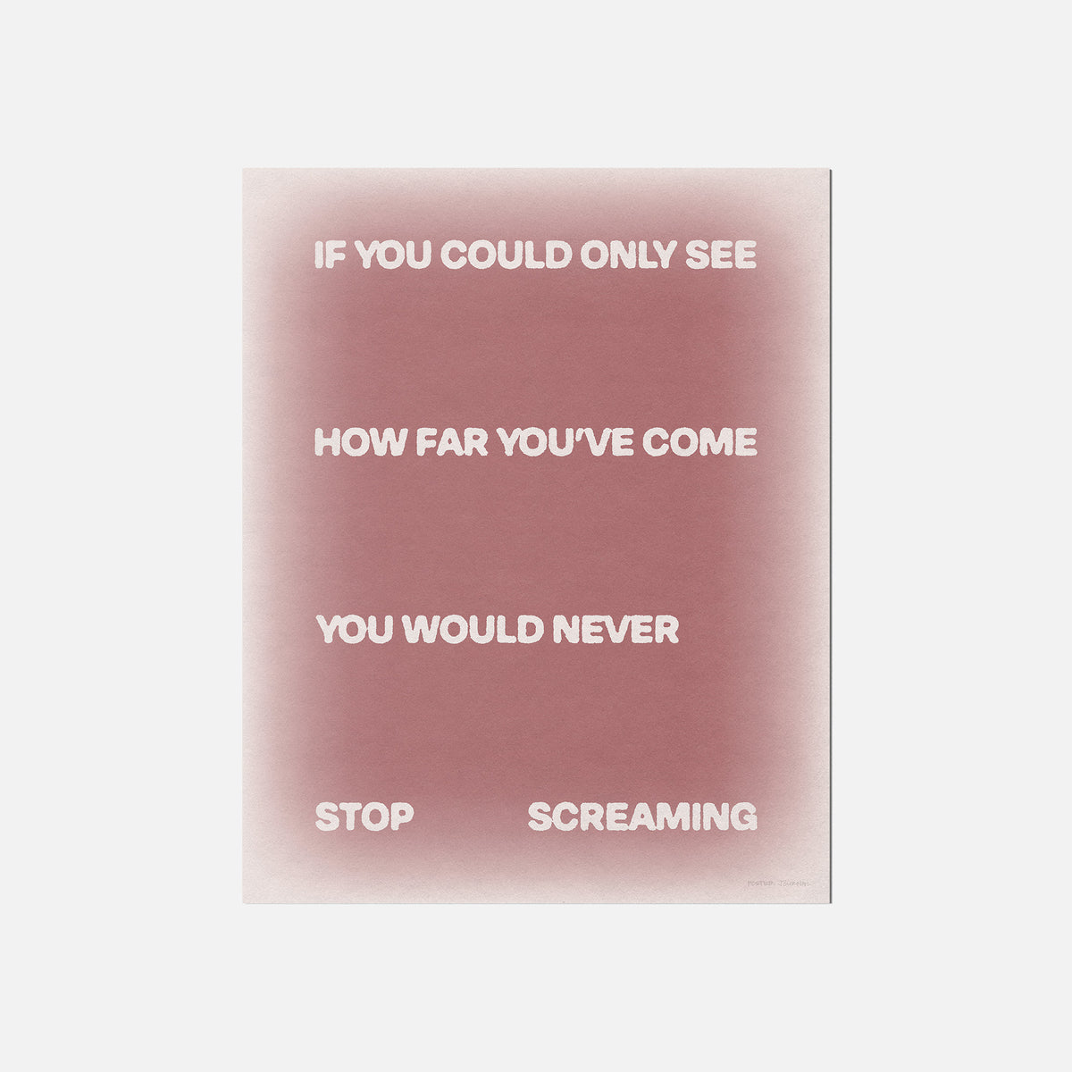 SCREAMING PRINT