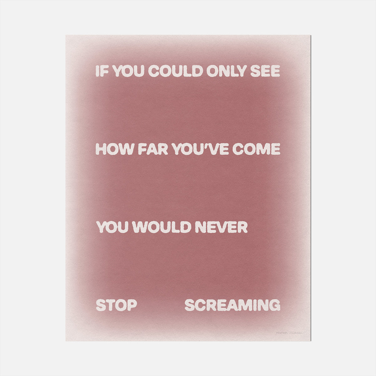 SCREAMING PRINT
